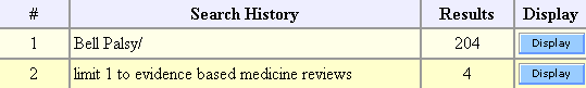 Search History