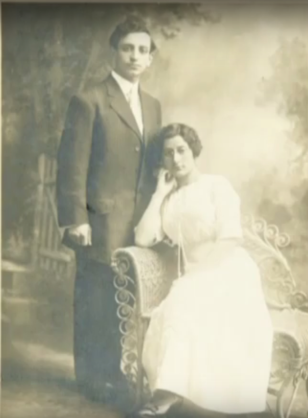Photo of Albert and Naomi Rosenthal (studio portrait)